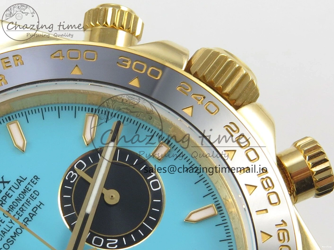MiroTime 0315 Daytona 126518 Gain Weight SWF 1:1 Best Edition Tiffany Turquoise Blue Dial Sticks Markers on Oysterflex Strap SH Sleek 150